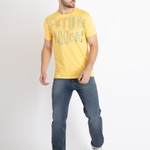 Mens Printed Round Neck T-Shirt