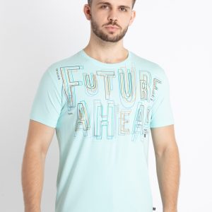 Mens Printed Round Neck T-Shirt