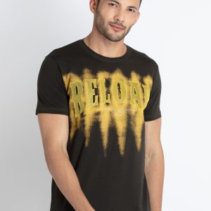 Mens Printed Round Neck T-Shirt