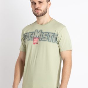 Mens Printed Round Neck T-Shirt