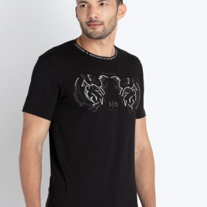 Mens Printed Round Neck T-Shirt