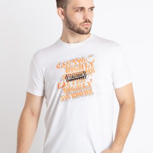 Mens Printed Round Neck T-Shirt