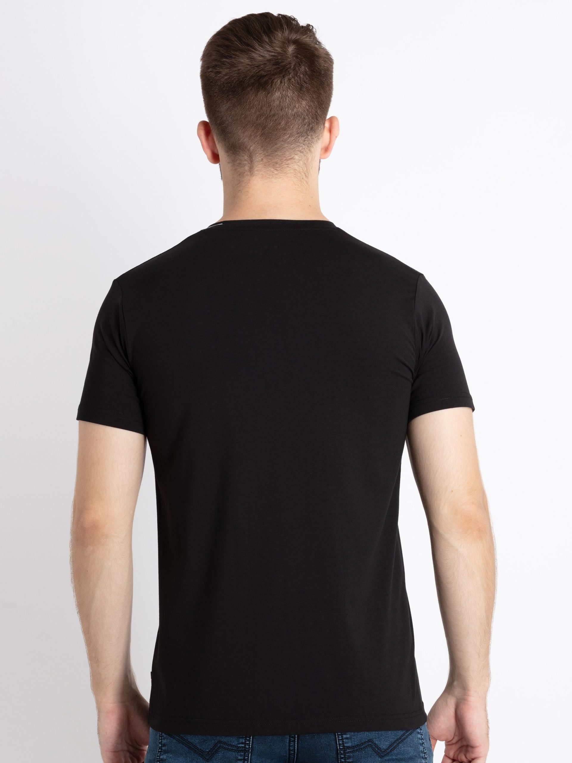Mens Printed Round Neck T-Shirt