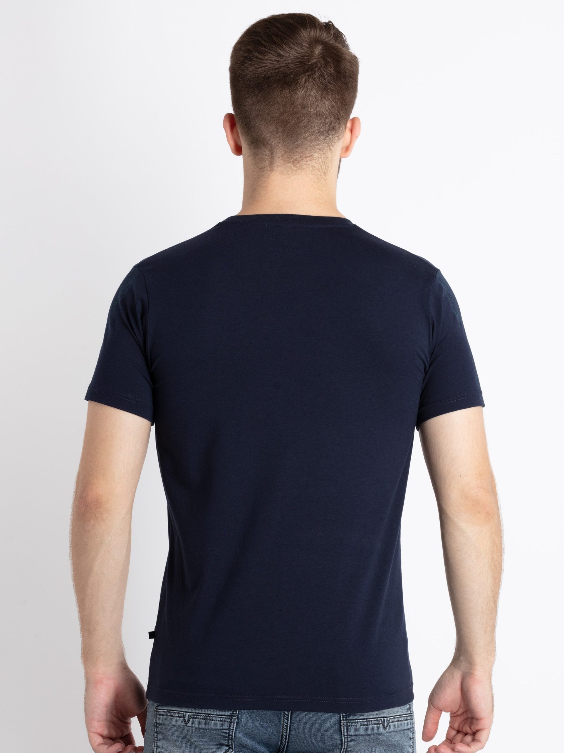 Mens Printed Round Neck T-Shirt