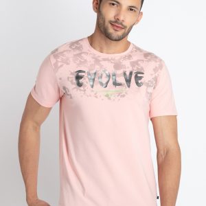 Mens Printed Round Neck T-Shirt