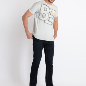 Mens Printed Round Neck T-Shirt