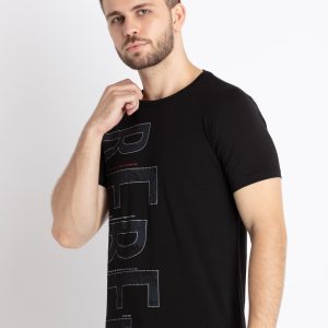 Mens Printed Round Neck T-Shirt