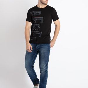 Mens Printed Round Neck T-Shirt