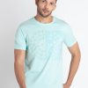 Mens Printed Round Neck T-Shirt