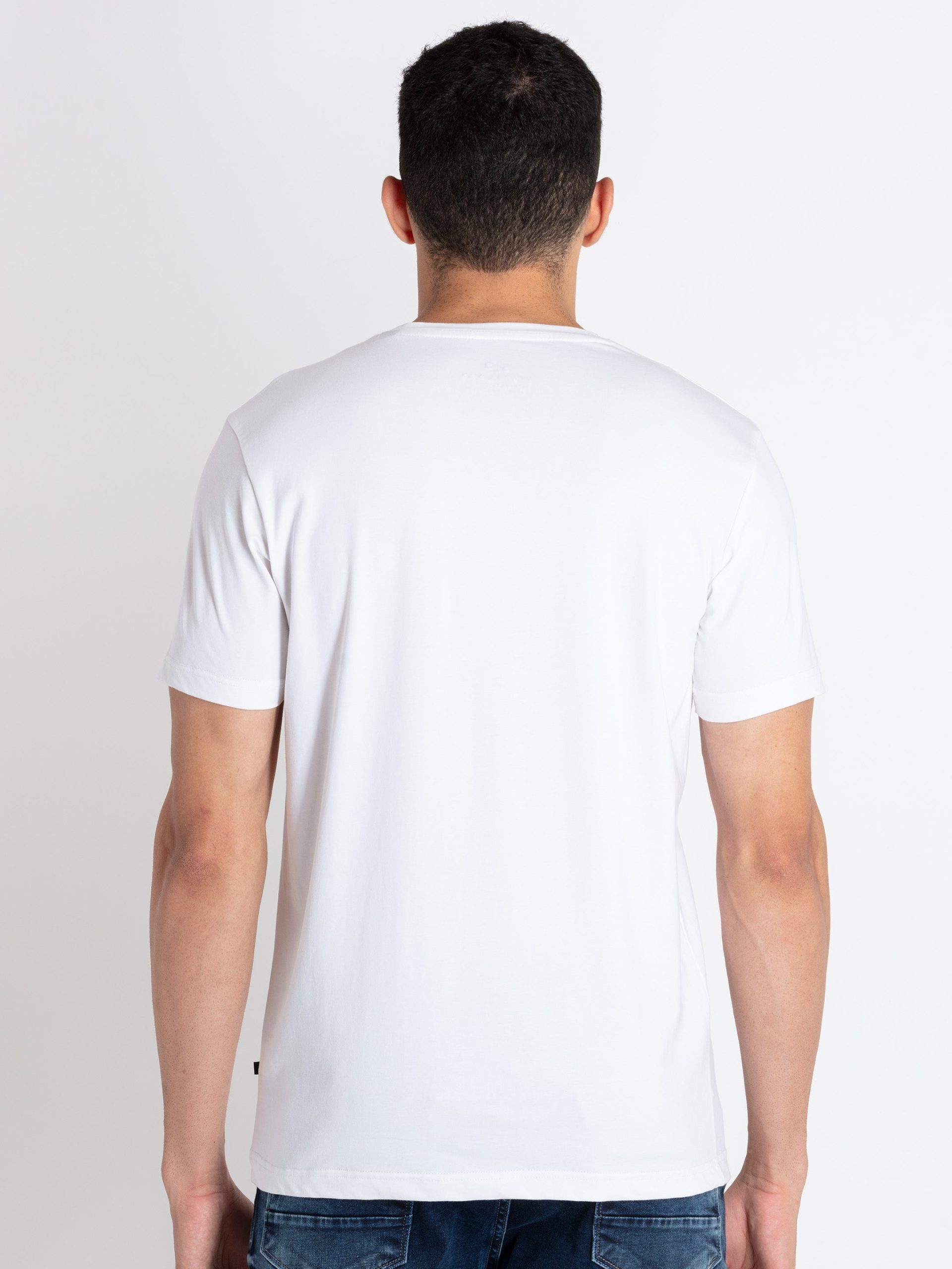 Mens Printed Round Neck T-Shirt