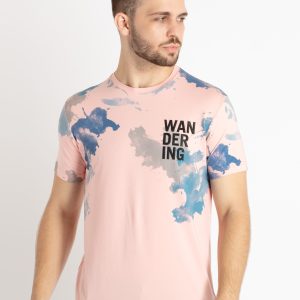 Mens Printed Round Neck T-Shirt