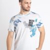 Mens Printed Round Neck T-Shirt