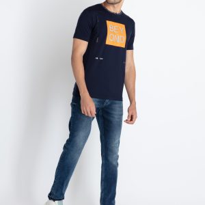 Mens Printed Round Neck T-Shirt