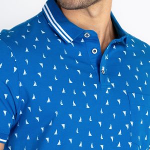 Status Quo Mens All Over Printed Polo T-Shirt