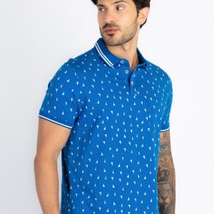 Status Quo Mens All Over Printed Polo T-Shirt