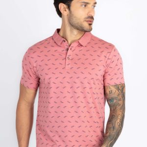 Mens All Over Printed Polo T-Shirt
