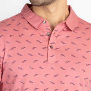 Mens All Over Printed Polo T-Shirt