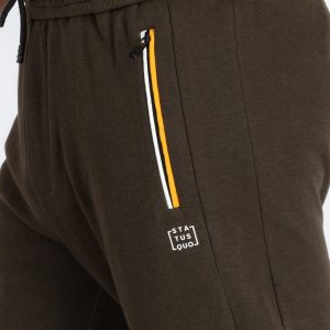 Mens Solid Regular Fit Joggers