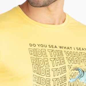 Mens Printed Round Neck T-Shirt