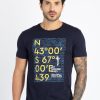Mens Printed Round Neck T-Shirt