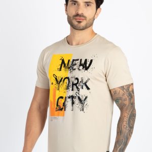 Status Quo Mens Printed Round Neck T-Shirt