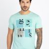 Mens Printed Round Neck T-Shirt