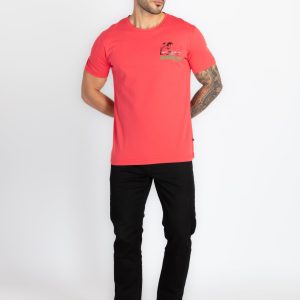 Mens Front & Back Printed T-Shirt