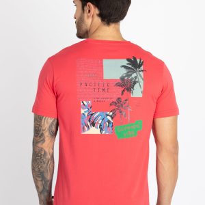 Mens Front & Back Printed T-Shirt