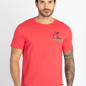Mens Front & Back Printed T-Shirt
