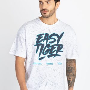 Status Quo Mens All Over Printed Oversized T-Shirt
