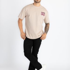 Mens Front & Back Printed Oversized T-Shirt