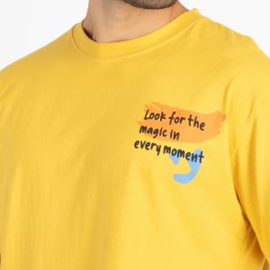 Mens Front & Back Printed Oversized T-Shirt