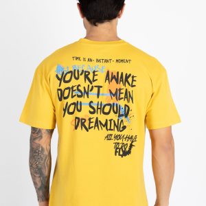 Mens Front & Back Printed Oversized T-Shirt