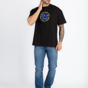 Mens Front & Back Printed Oversized T-Shirt