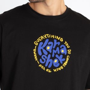 Mens Front & Back Printed Oversized T-Shirt