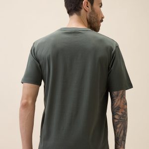 Status Quo Men'S Printed Round Neck Half Sleeves Oversized Tshirt