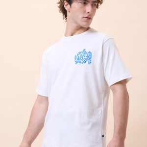 Status Quo Men'S Printed Round Neck Half Sleeves Oversized T-Shirt