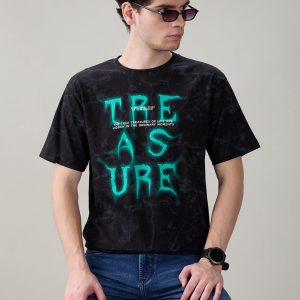 Status Quo Men'S Typography Print Round Neck Regular Fit T-Shirt