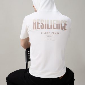 Status Quo Men'S Typography Printed Hooded Neck Regular Fit T-Shirt