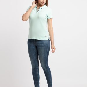 Status Quo Women Printed Round Neck Regular Fit Tshirt