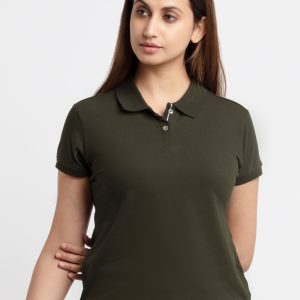 Status Quo Women Printed Round Neck Regular Fit Tshirt
