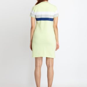 Status Quo Womens Bodycon Striped Polo Dress