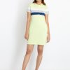 Status Quo Womens Bodycon Striped Polo Dress