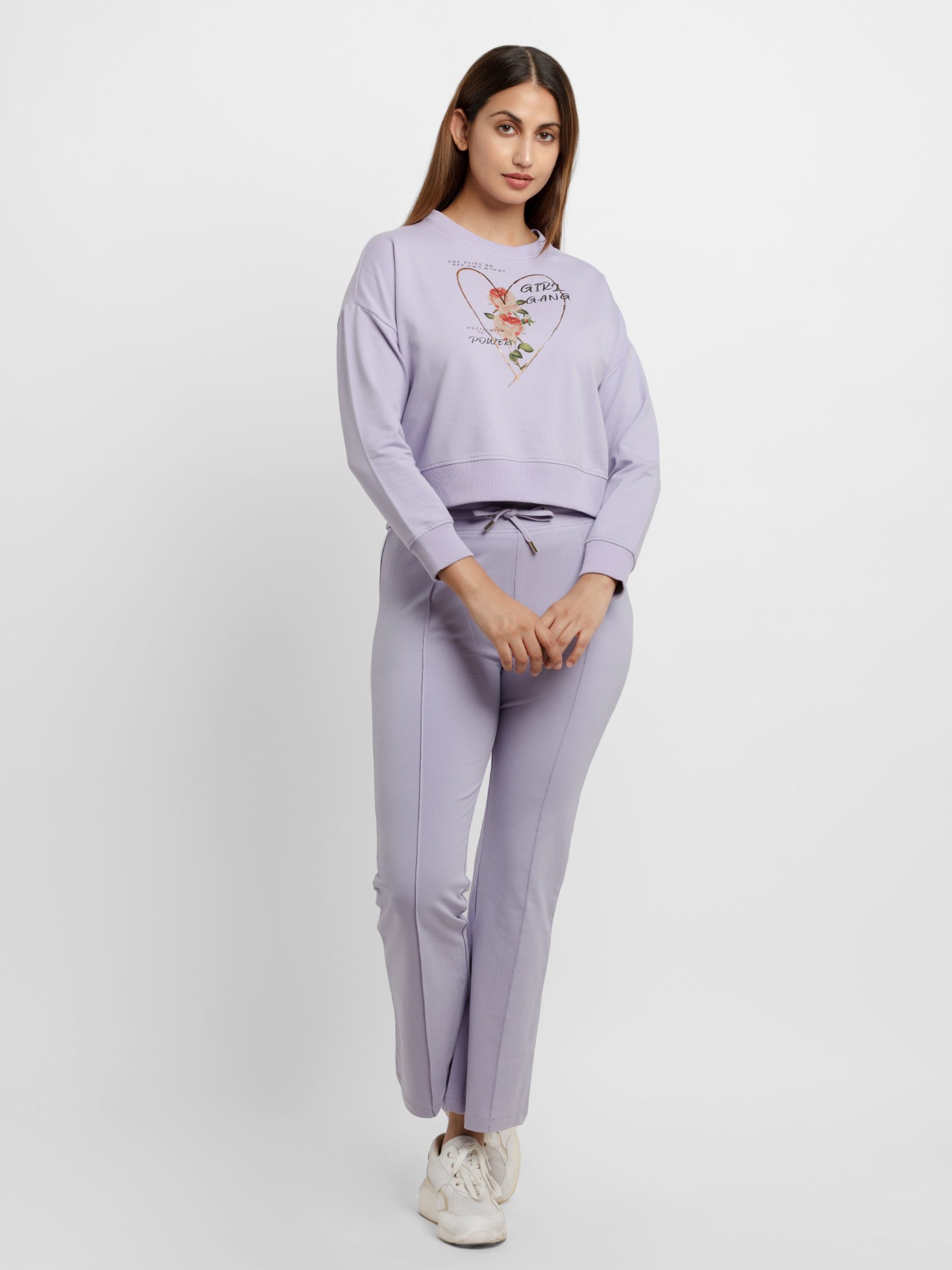 Womens Printed Lightweight Sweatshirt