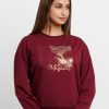 Womens Printed Lightweight Sweatshirt