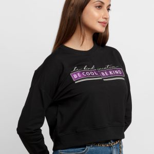 Womens Printed Lightweight Sweatshirt