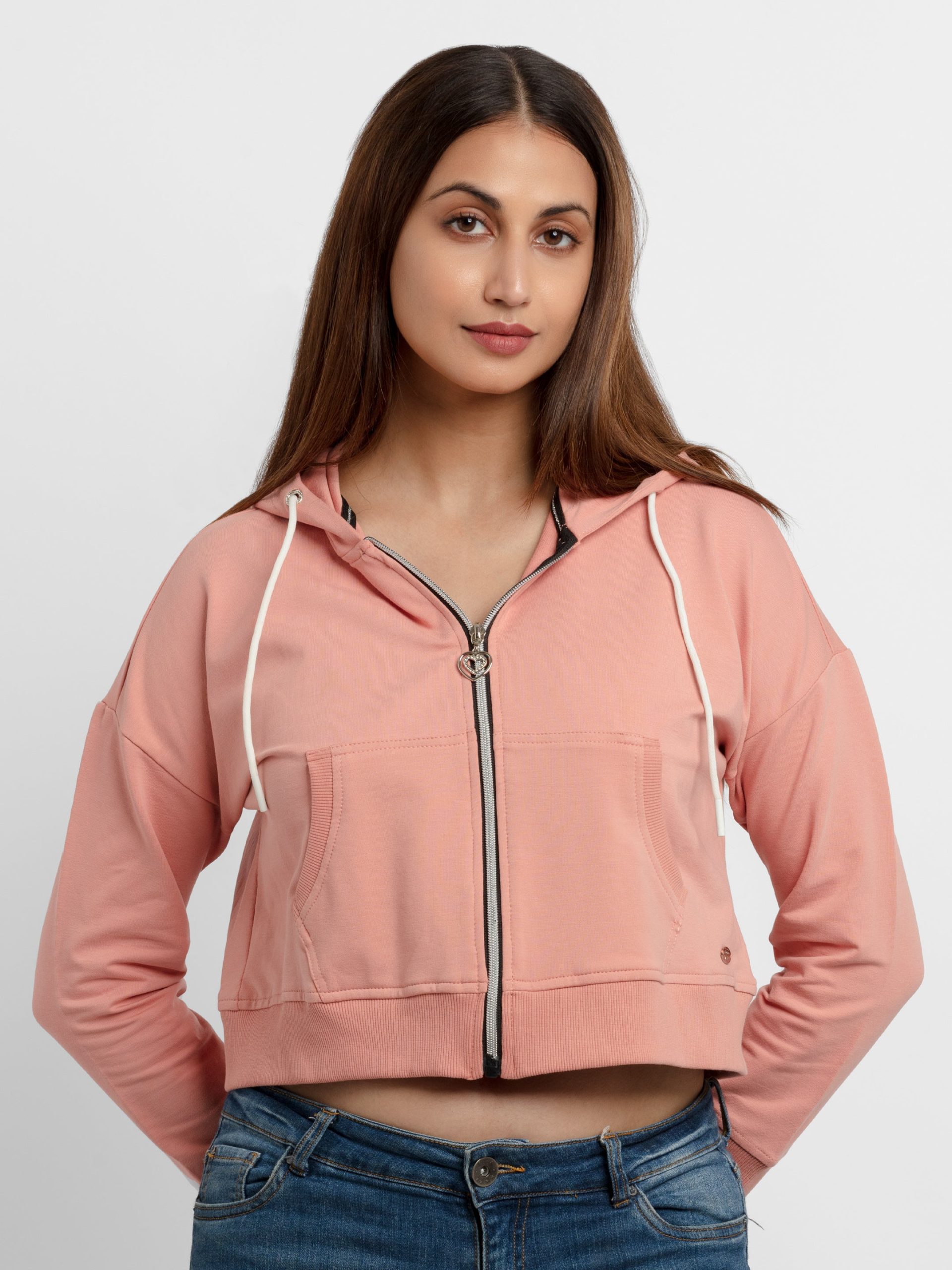 Womens Solid Lightweight Sweatshirt