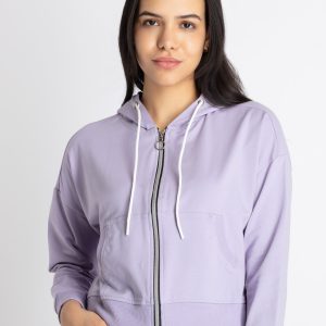 Womens Solid Lightweight Sweatshirt