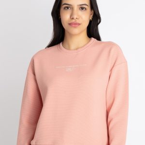 Womens Solid Lightweight Sweatshirt