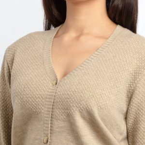 Status Quo Womens Solid V-Neck Sweater